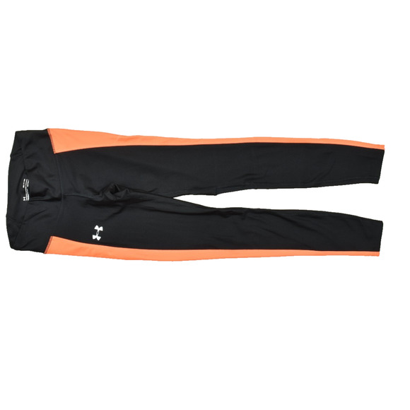 Under Armour Leggings Women's Black Orange Compression Size SM/P - Picture 1 of 8